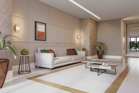 Perspectiva Artística - Hall social da Torre Ápice-64ef8a0cfa558b2e62c0153d