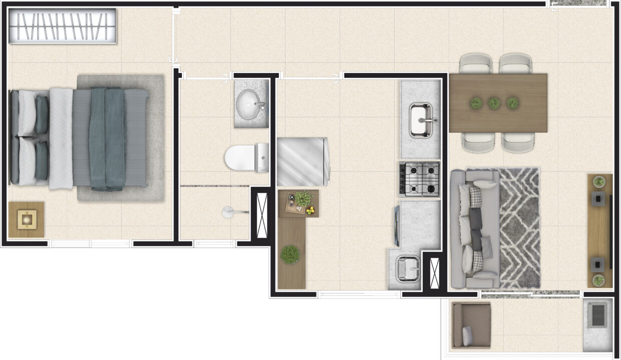 planta 38m² a