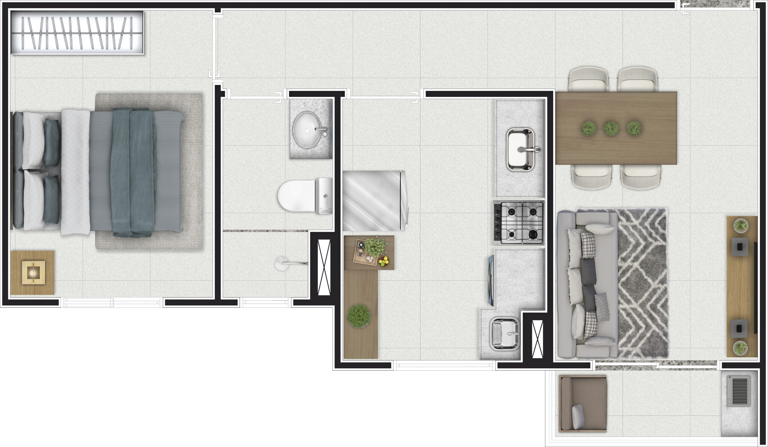 planta 38m²