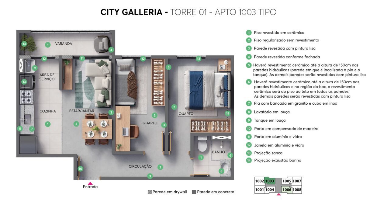 CITY GALLERIA-APARTAMENTO-1003-TIPO-MRV
